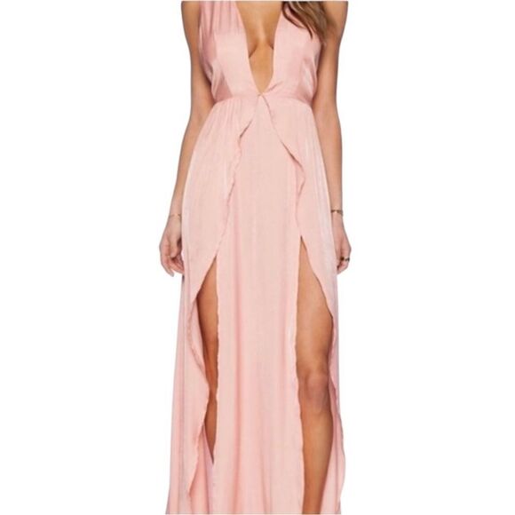 The Jetset Diaries Revolve Peach Wavelength Dress Sz XS NWT - Picture 2 of 13